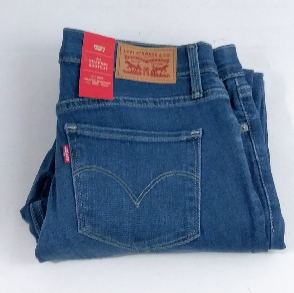 Levi's Denim - Levi's 315 shaping bootcut women's blue jeans